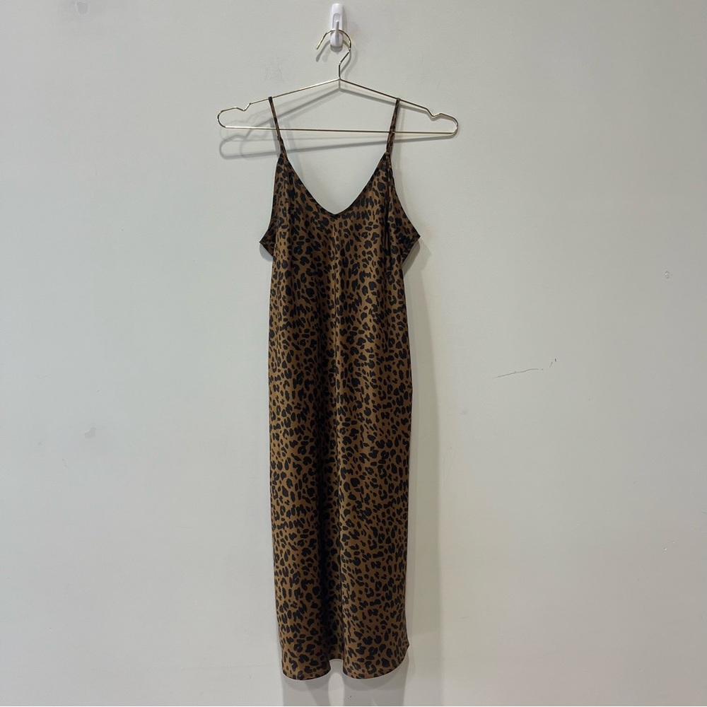 A New Day Satin Leopard Dress size - S